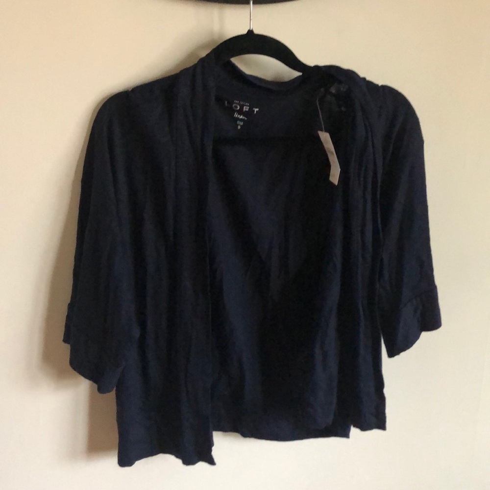 Ann Taylor Loft linen bolero